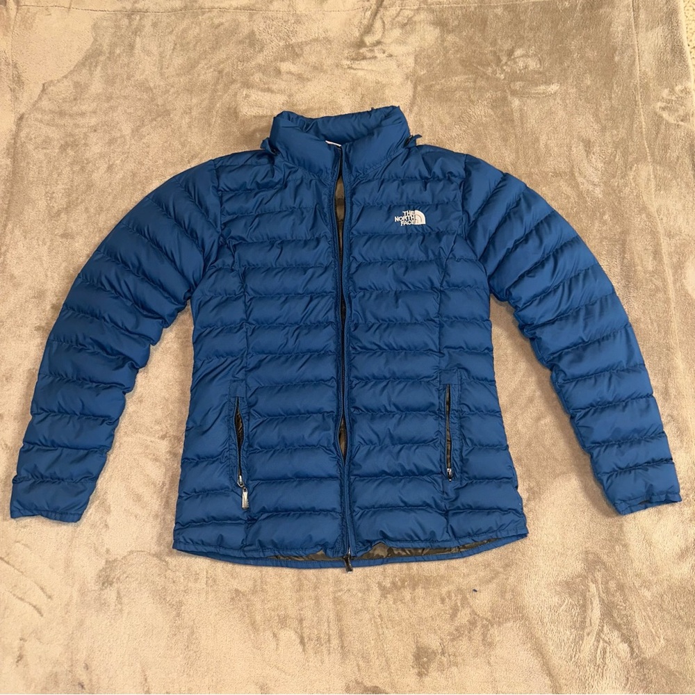 North Face Summit Series Blue Puffer Jacket